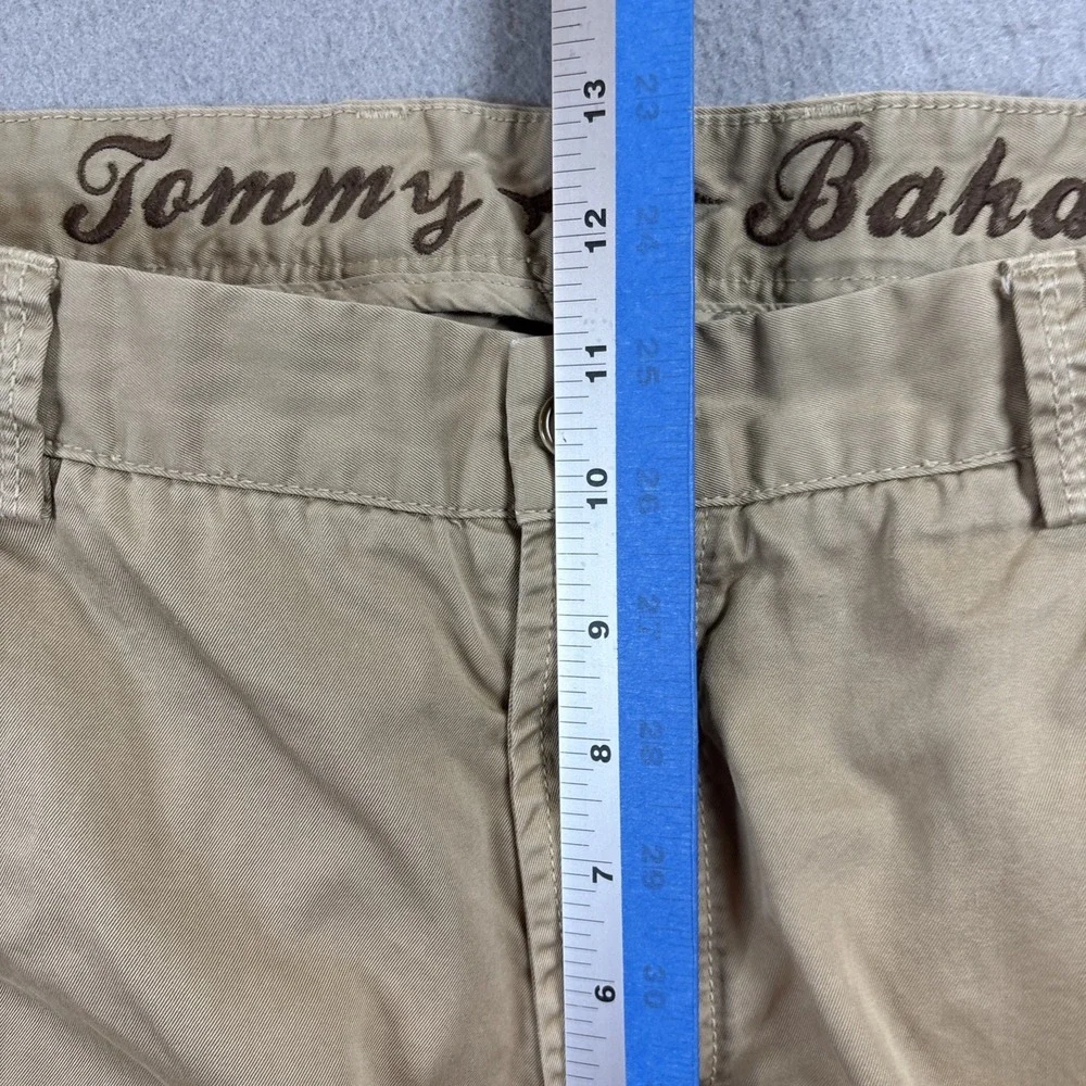 Tommy Bahama Chino Pants Mens 40 x 34 Khaki 100% Cotton Flat Front Casual